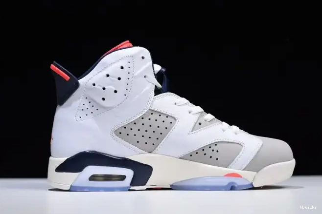 Cheap TB Jordan 23-Neutral Infrared Grey-Sail 384664-104 White Tinker Air Retro 6 0520